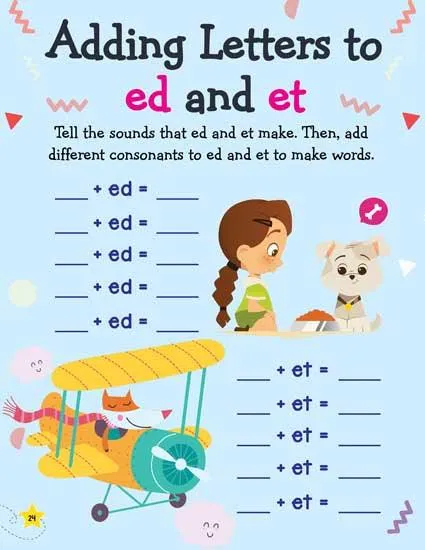 Dreamland Learn Everyday Phonics and Reading - An Interactive & Activity Book For Kids (English)