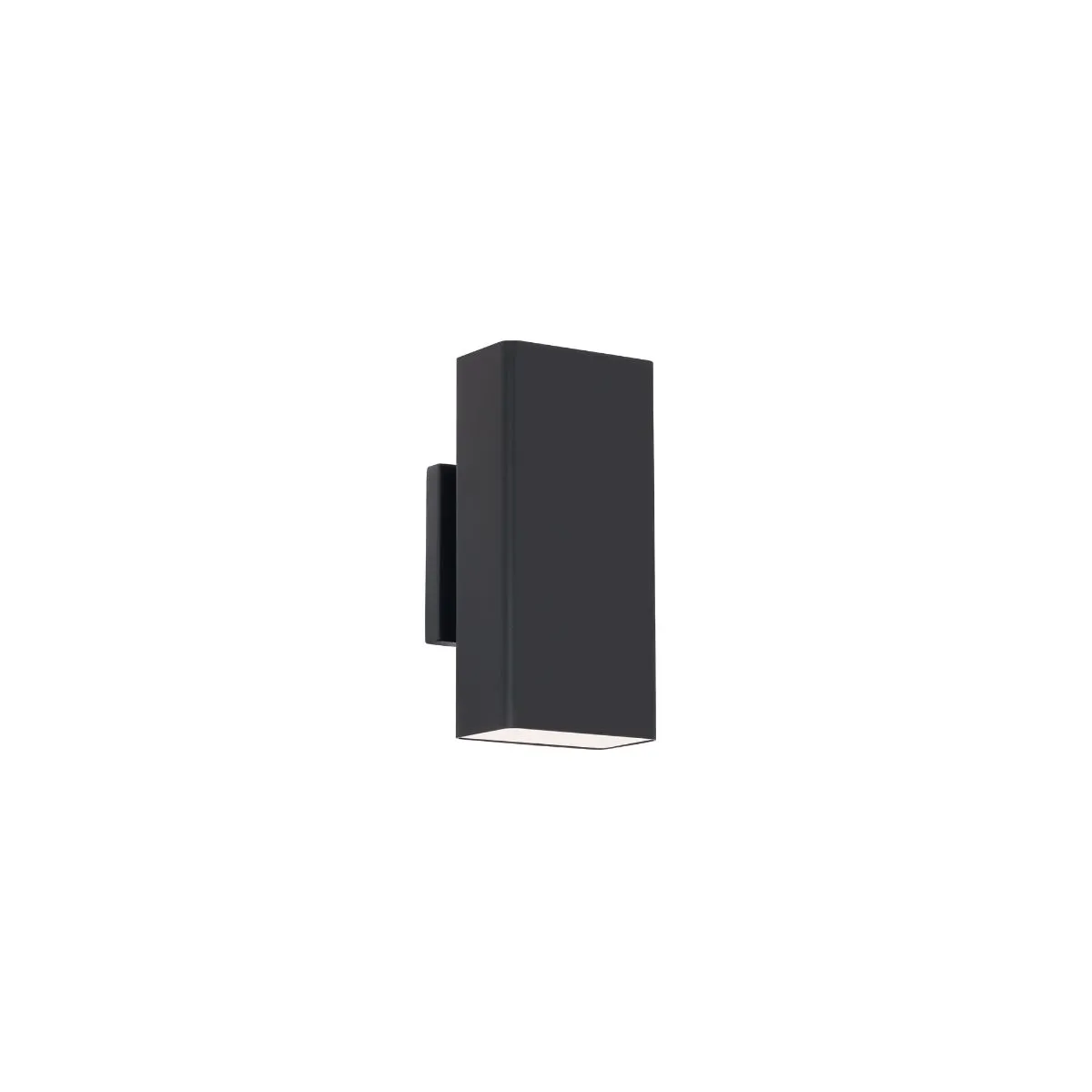 Edgey 10 in. LED Outdoor Wall Sconce 3000K Black Finish