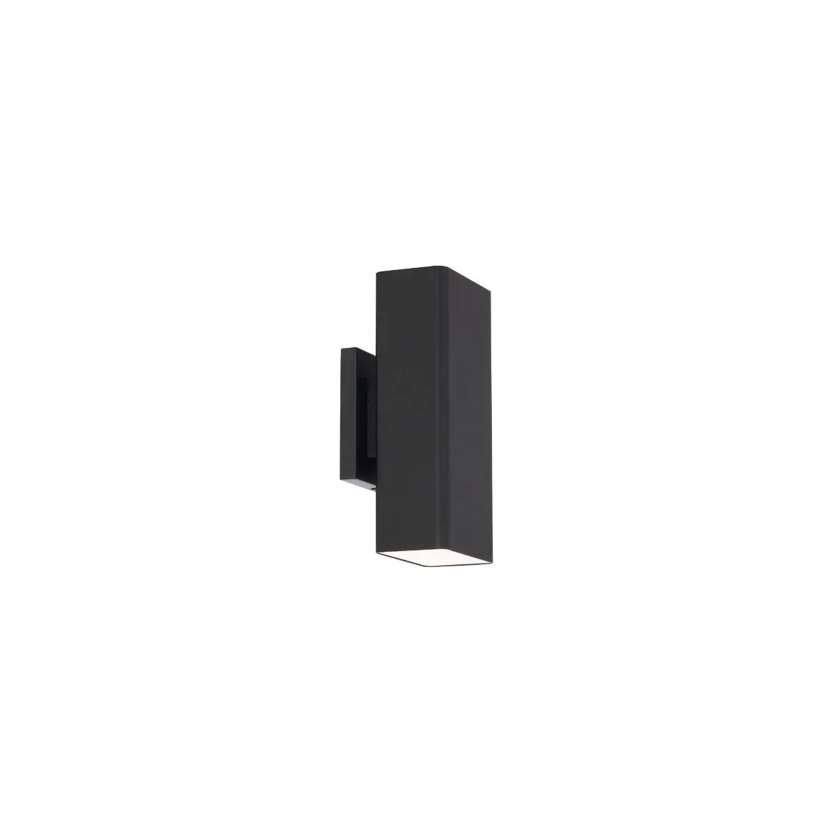 Edgey 10 in. LED Outdoor Wall Sconce 3000K Black Finish