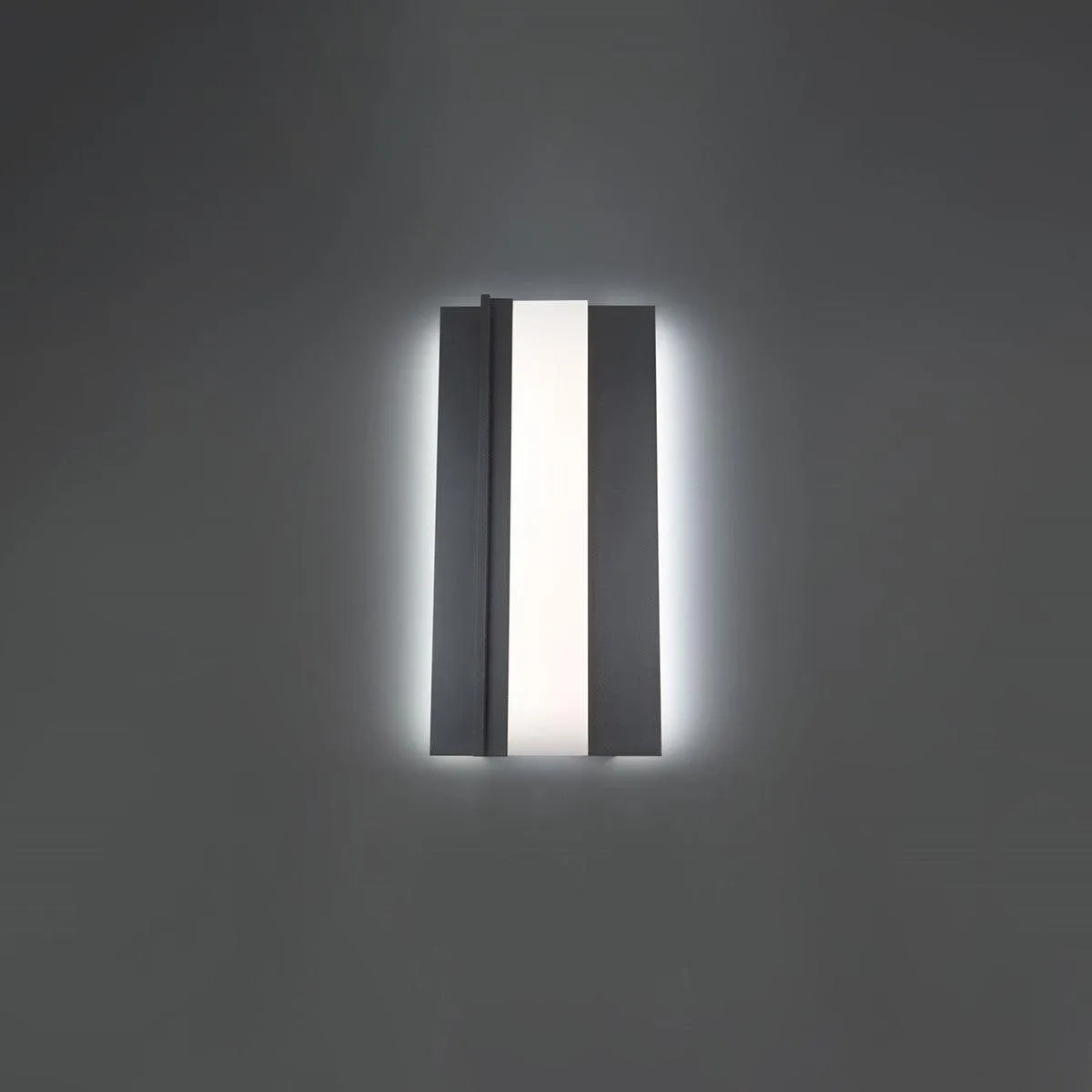 Enigma 18 In. LED Outdoor Wall Sconce Black Finish