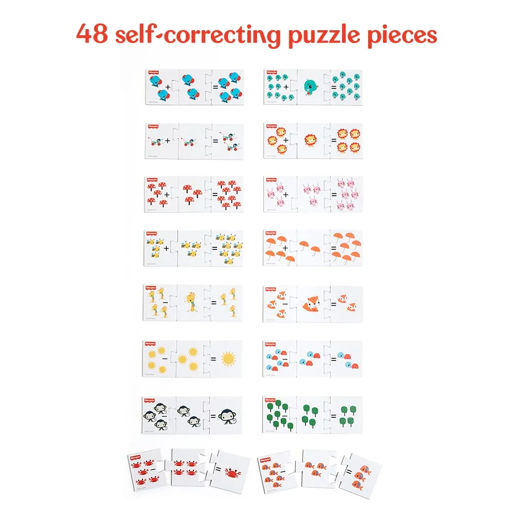 Fisher Price Addition & Subtraction 48 Pieces Learning Puzzles For Kids