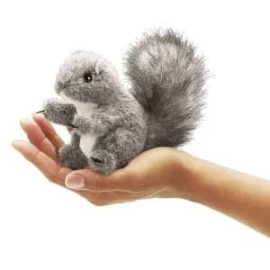Folkmanis Mini Grey Squirrel Finger Puppet