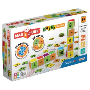 Geomag 256 Magicube Math Building Recycled Clips 55 pcs