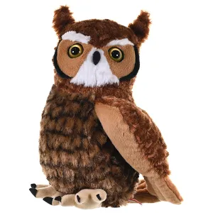 Great Horned Owl Stuffed Animal - 12"