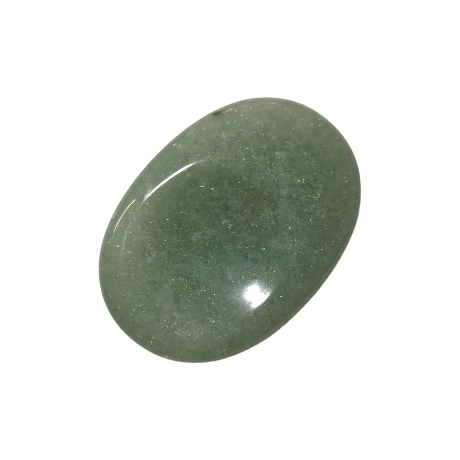 Green Aventurine Thumb Stone | Calming, Prosperity-Boosting, & Heart-Centred