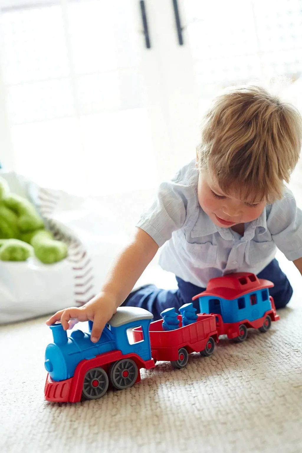 Green Toys Train Blue