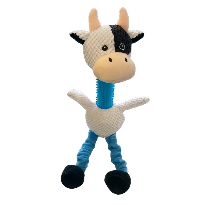 Happy Pet Dog Toy Long Neck - Cow