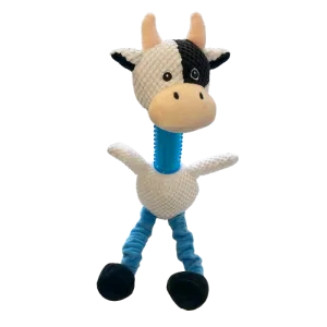 Happy Pet Dog Toy Long Neck - Cow