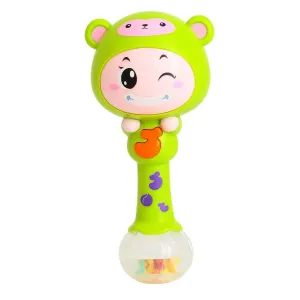 Hola Baby Toy Monkey Rattle With Music