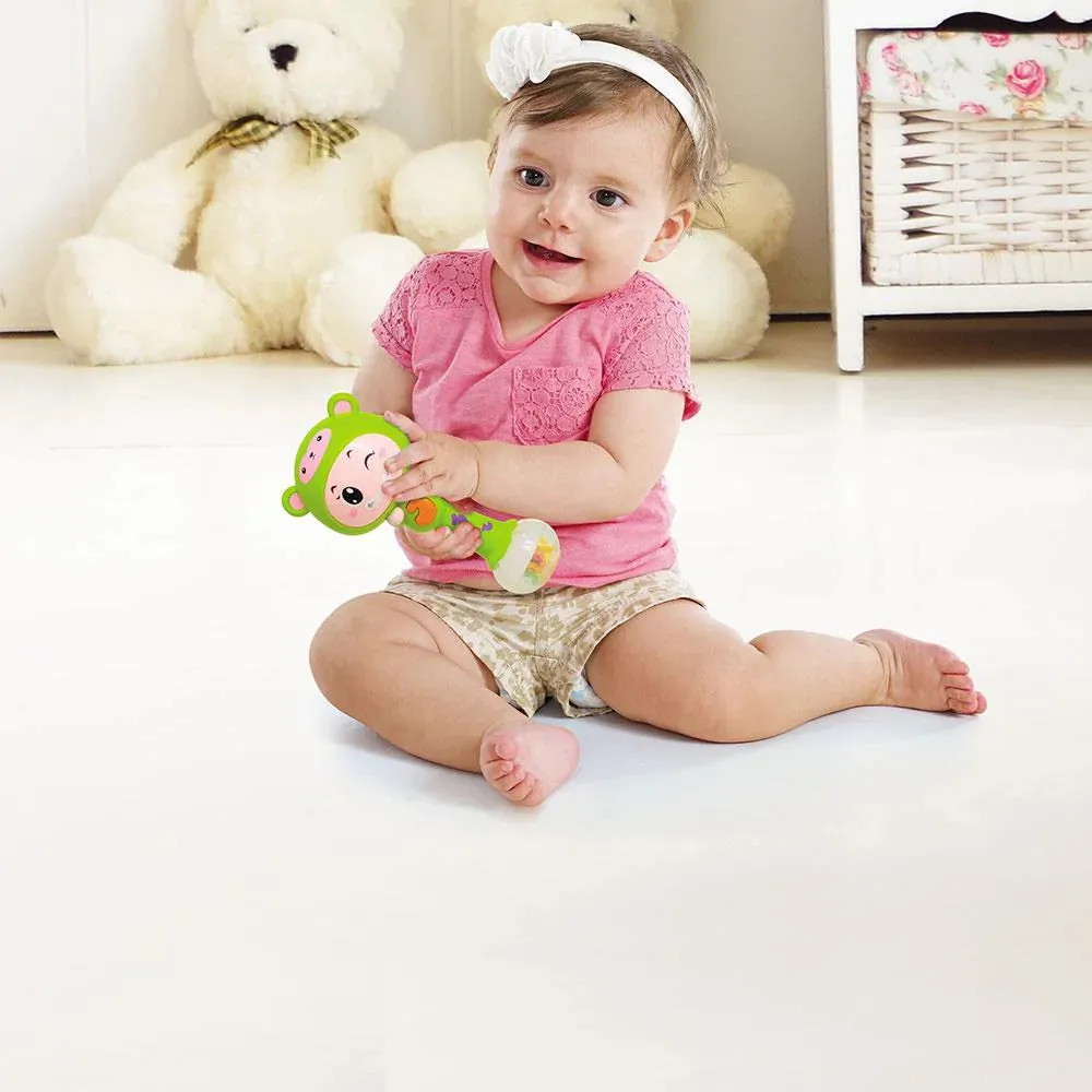 Hola Baby Toy Monkey Rattle With Music