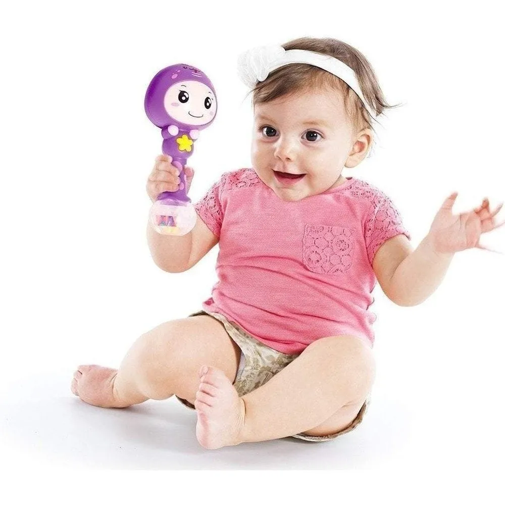 Hola Baby Toy Rabbit Rattle With Music