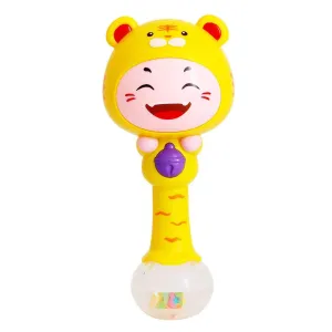 Hola Baby Toy Tiger Rattle With Music
