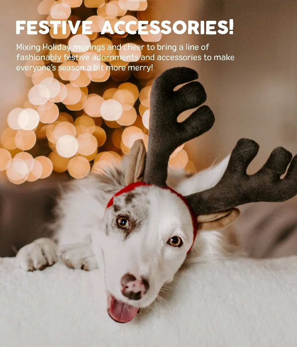 Holiday Bell Collar and Antler Combo Pack