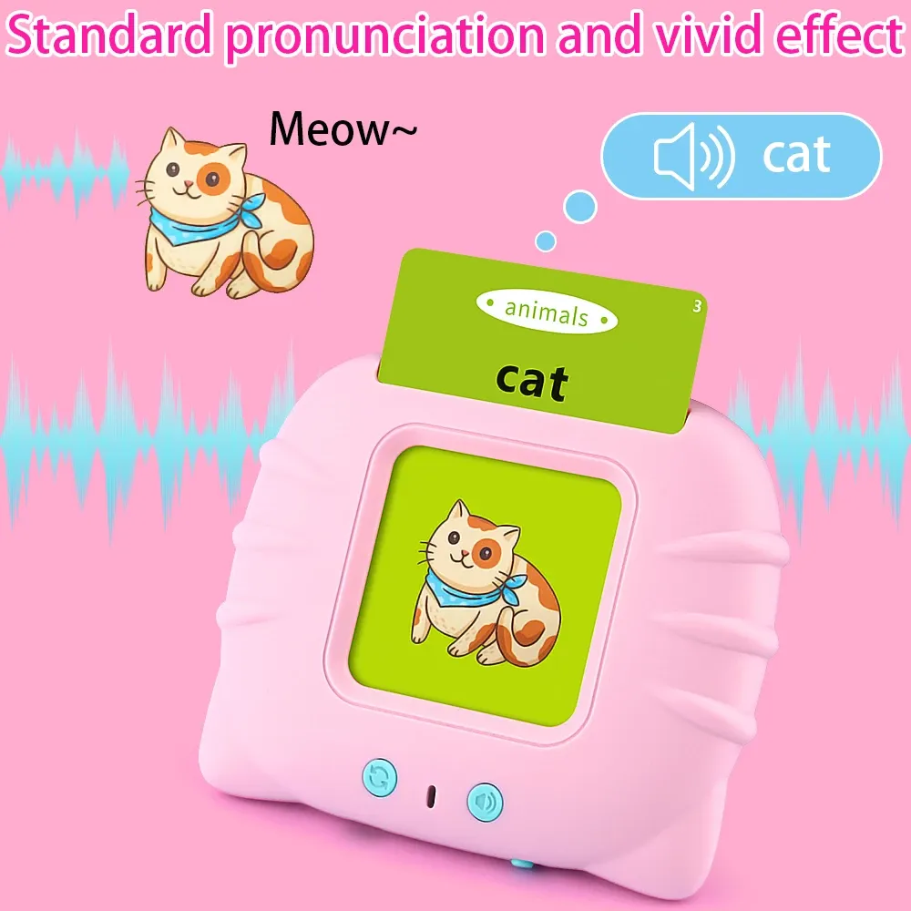 Kids Electronic Cognitive Cards Talking Flash Cards Audio Books