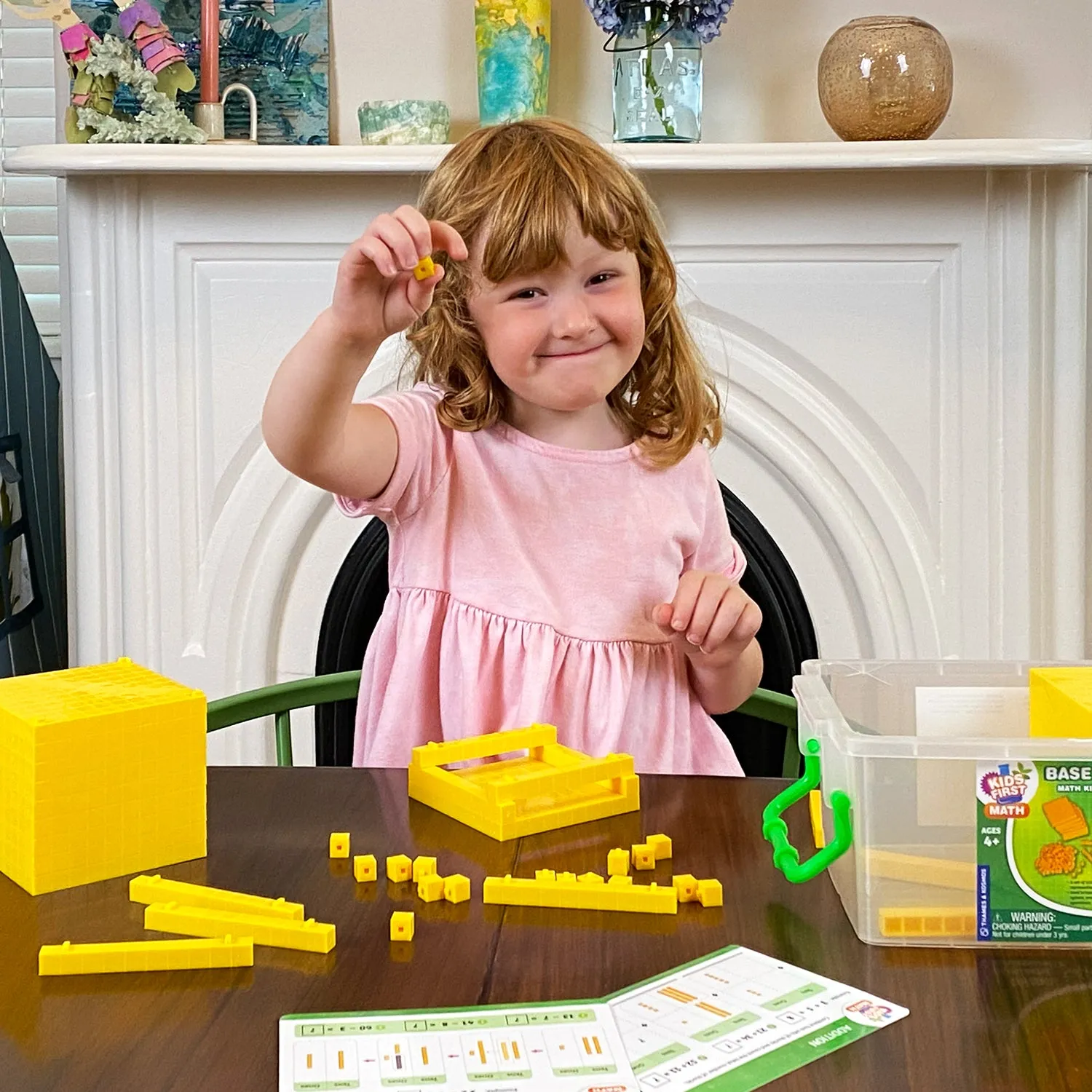 Kids First Math: Base Ten Blocks Math Kit with Activity Cards