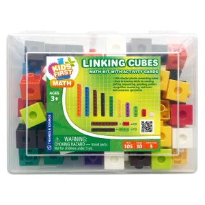 Kids First Math: Linking Cubes Math Kit with Activity Cards