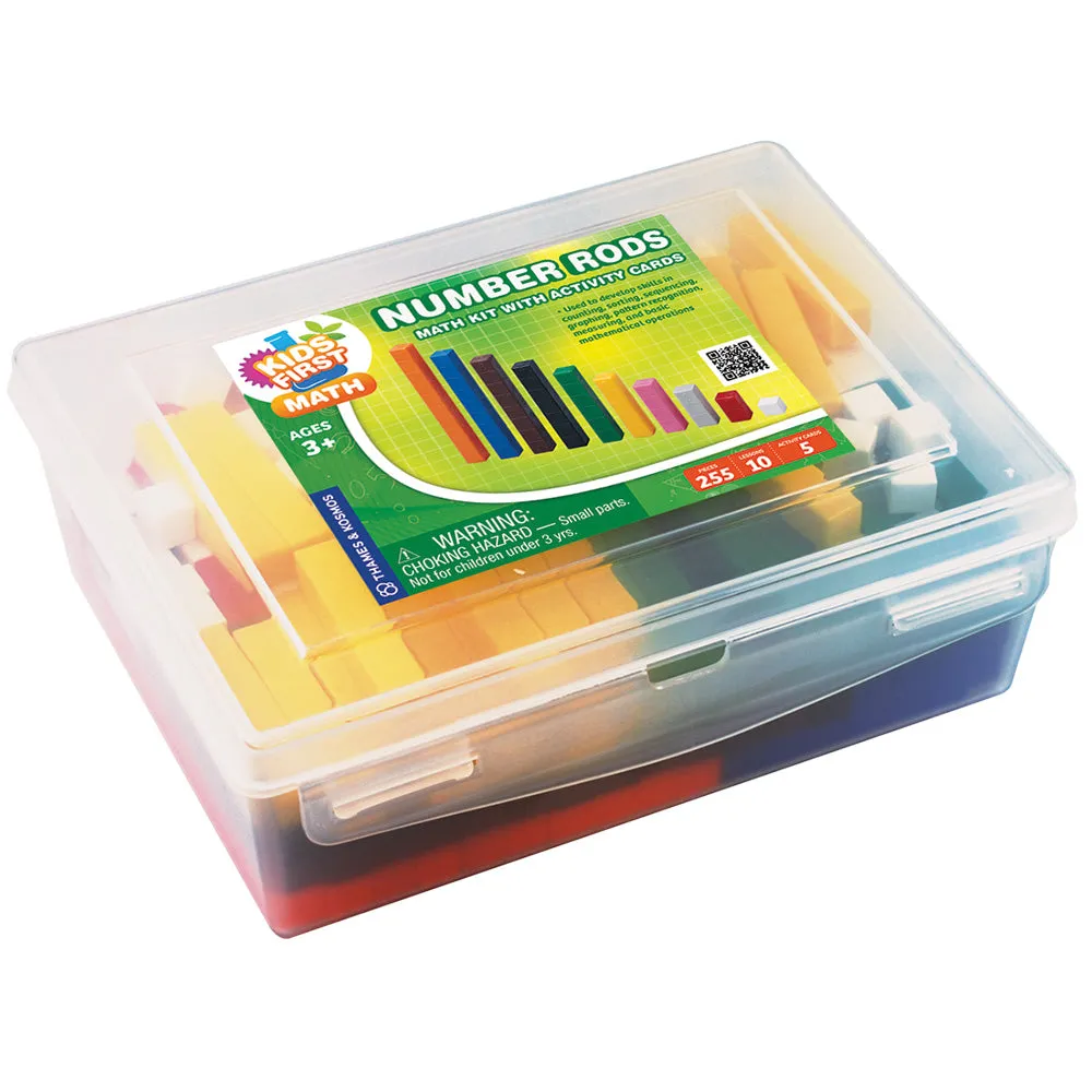 Kids First Math: Number Rods Math Kit with Activity Cards