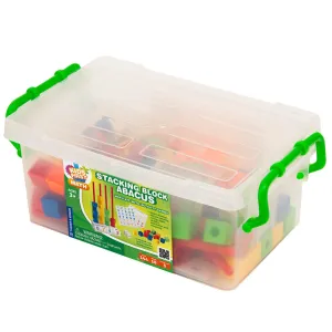 Kids First Math: Stacking Block Abacus Math Kit with Activity Cards