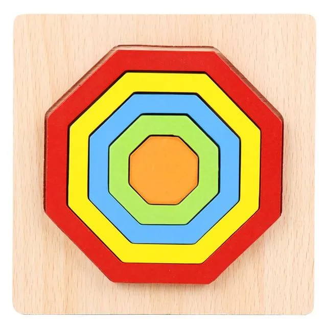 Kids  Puzzle Toys Animals Fruit Graph Match Card Game Early Educational Materials Double-sided Puzzle Toy For Children