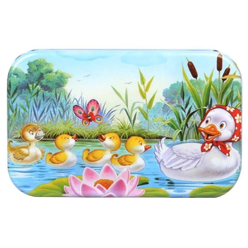 Kids  Puzzle Toys Animals Fruit Graph Match Card Game Early Educational Materials Double-sided Puzzle Toy For Children