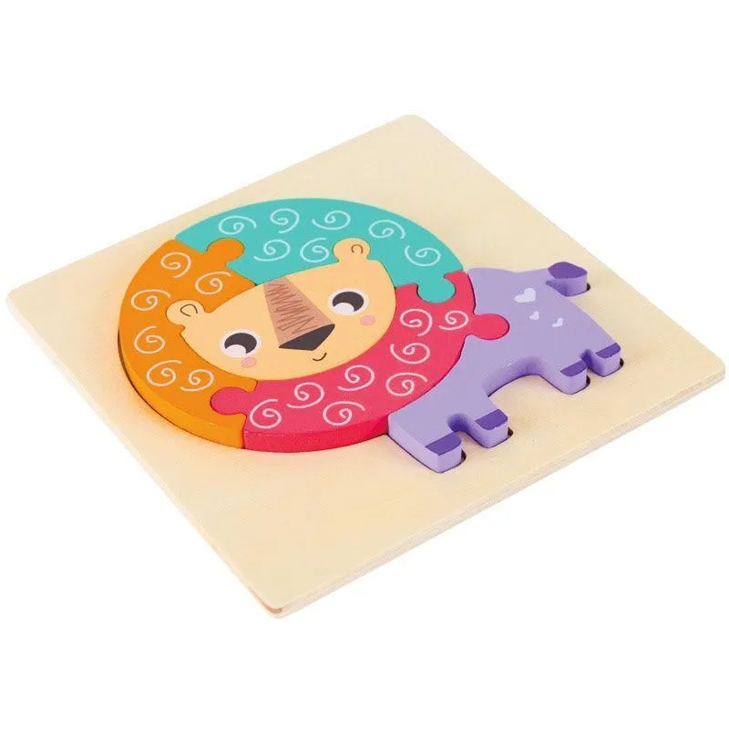 Kids  Puzzle Toys Animals Fruit Graph Match Card Game Early Educational Materials Double-sided Puzzle Toy For Children
