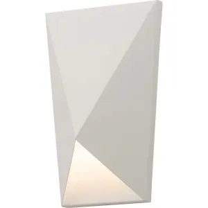 Knox 10 in. LED Outdoor Wall Sconce White Finish 3000K