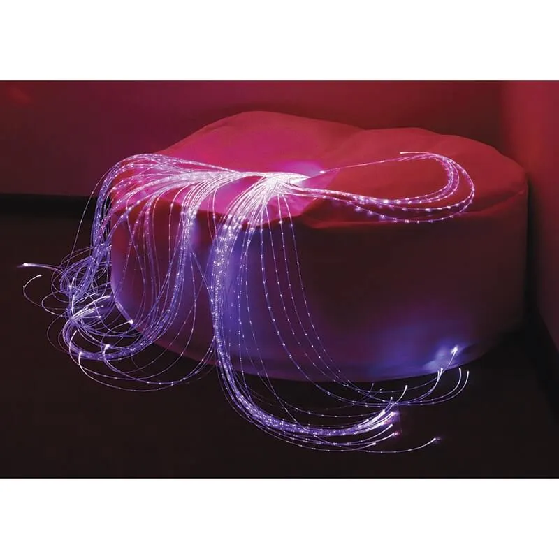 LED Fiber Optic Light Strands with Softie Bean Bag