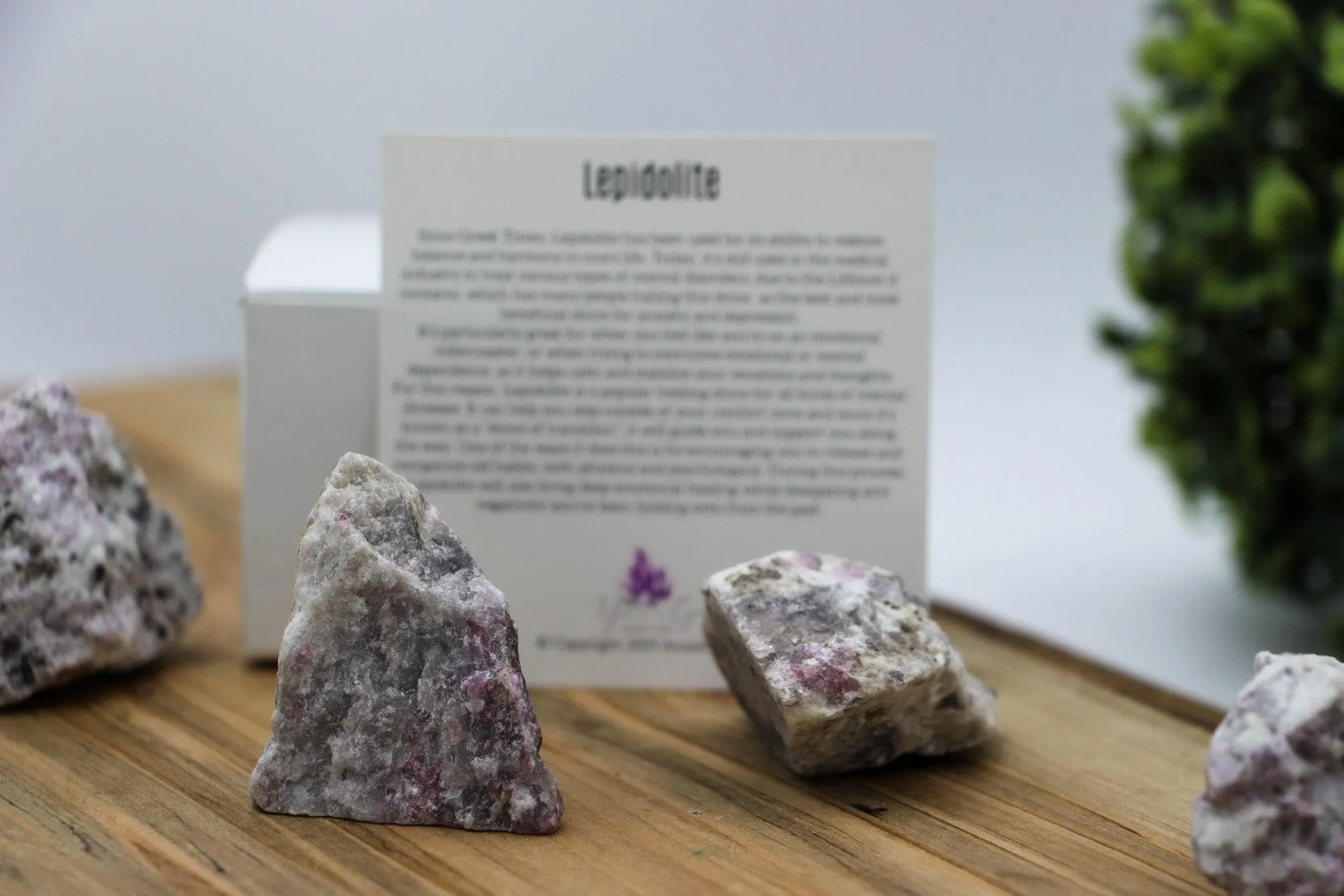 Lepidolite Raw Stone | Mica Stone for Depression, Anxiety and Sleep Disorders