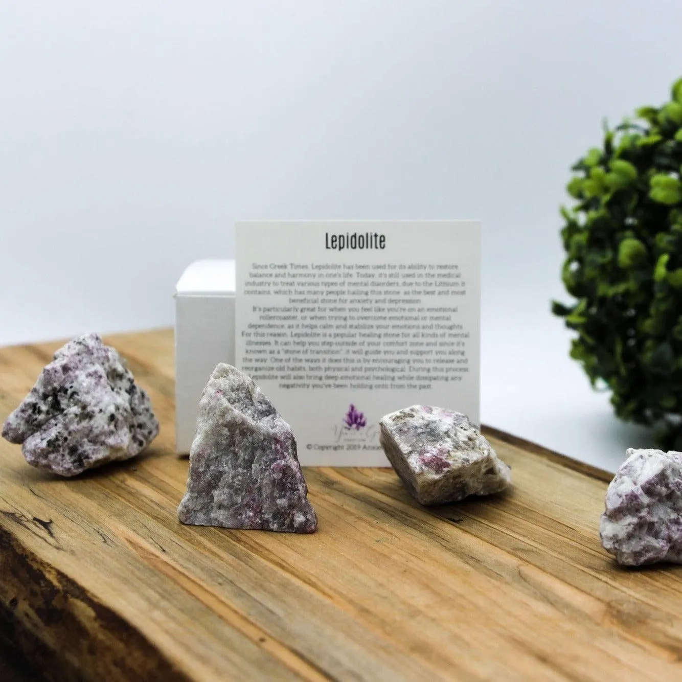 Lepidolite Raw Stone | Mica Stone for Depression, Anxiety and Sleep Disorders