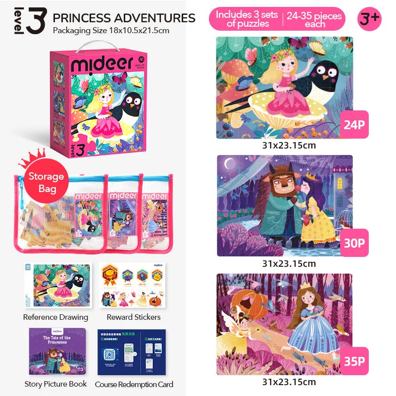 Level Up! Puzzles Level 3 - Princess Adventures [ 24P-35P ]