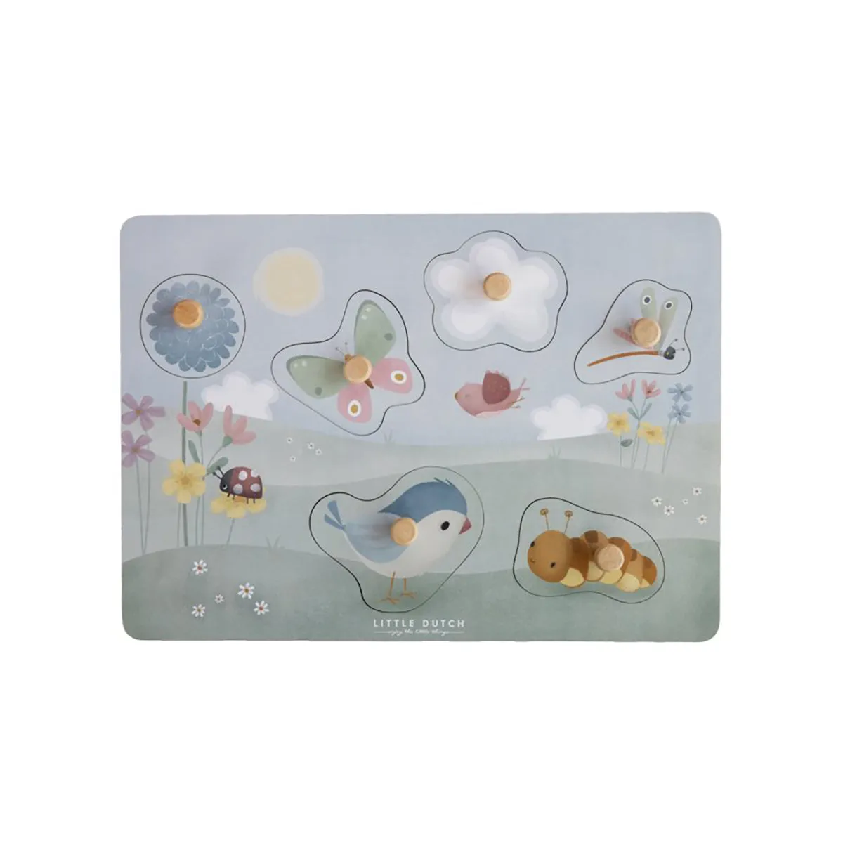 Little Dutch Touch Puzzle - Flowers & Butterflies