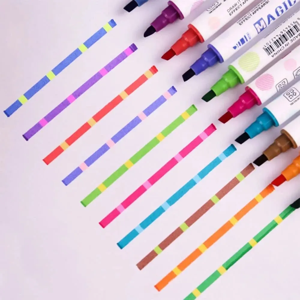 Magic Color Changing Highlighter Art Set - 10 pieces