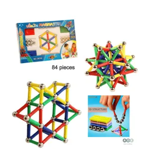 Magnetic Construction Set Toy (Magnastix)
