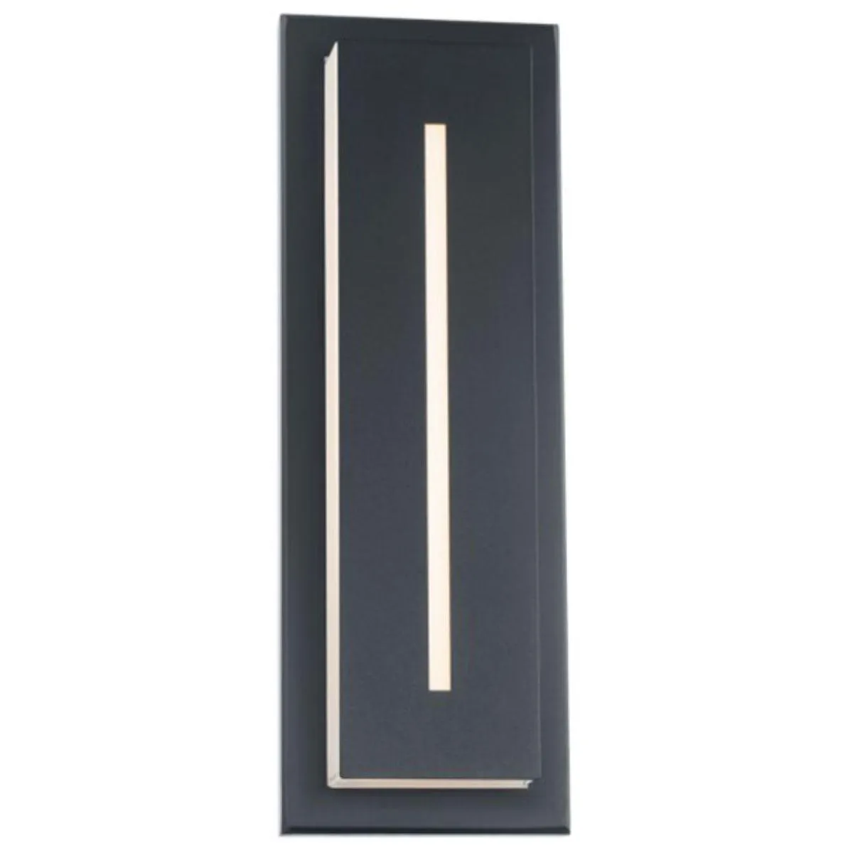 Midnight 16 In. LED Outdoor Wall Sconce 3000K Black Finish