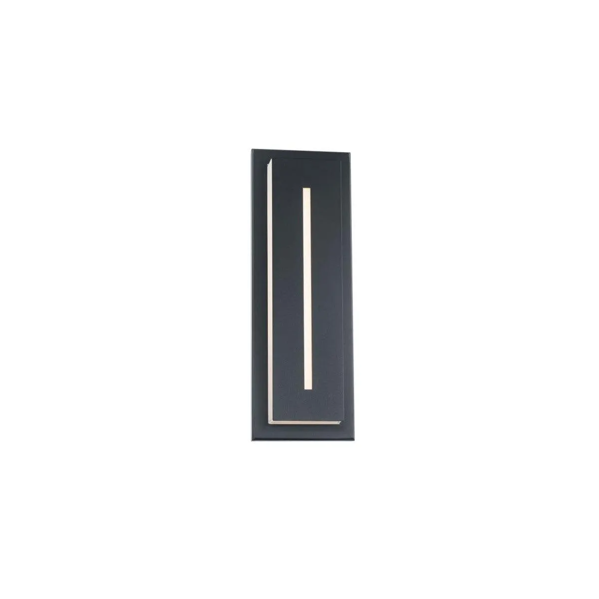 Midnight 16 In. LED Outdoor Wall Sconce 3000K Black Finish