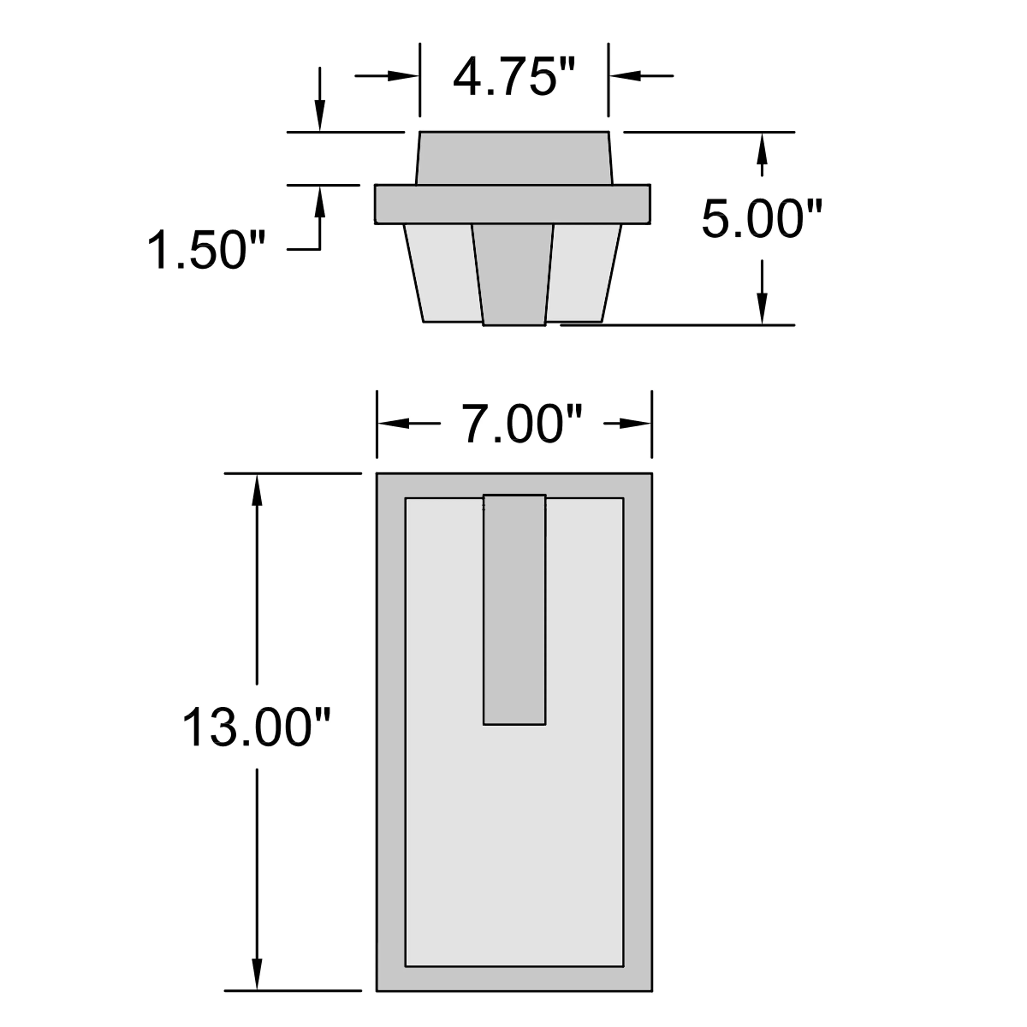 Neptune Outdoor 1 Light  LED Wall Mount Fixture
