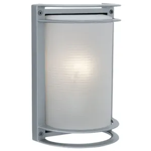 Nevis 11 In. Outdoor LED Wall Light 1250 Lumens Silver Finish