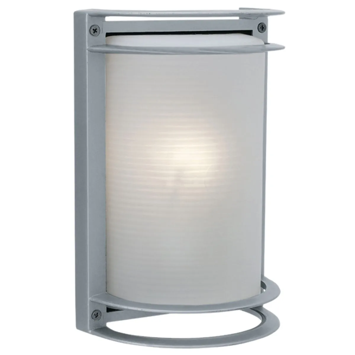 Nevis 11 In. Outdoor LED Wall Light 1250 Lumens Silver Finish