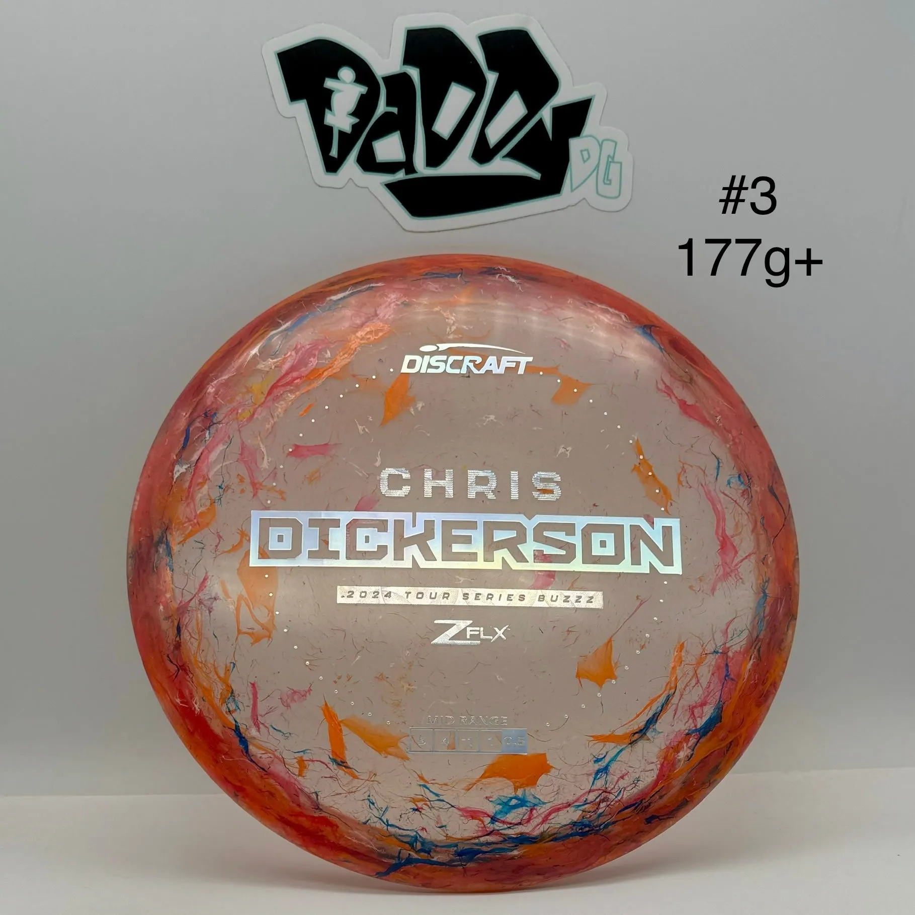 ****NEW Discraft Jawbreaker Z-Line Flx Buzzz 2024 Chris Dickerson Tour Series Midrange