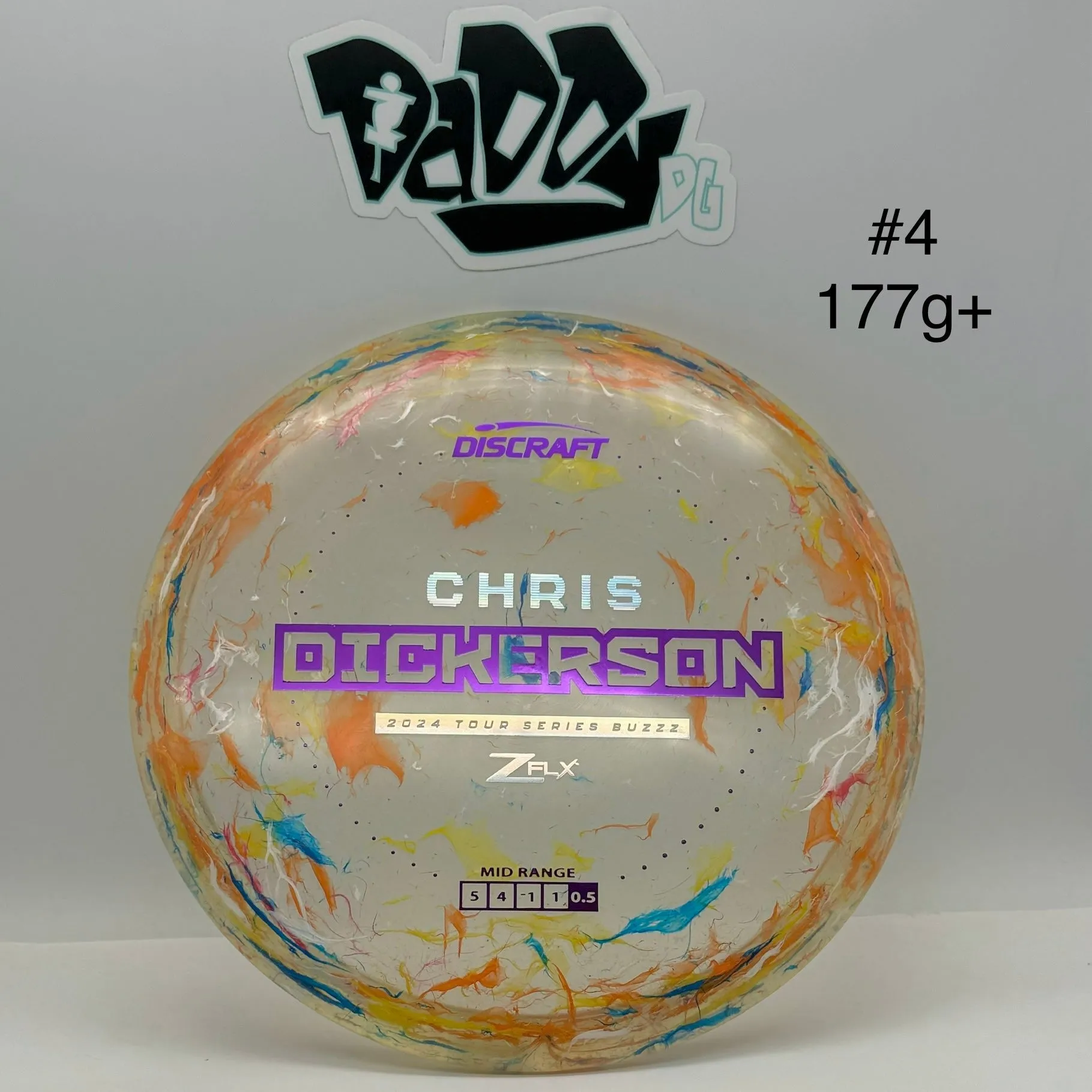 ****NEW Discraft Jawbreaker Z-Line Flx Buzzz 2024 Chris Dickerson Tour Series Midrange