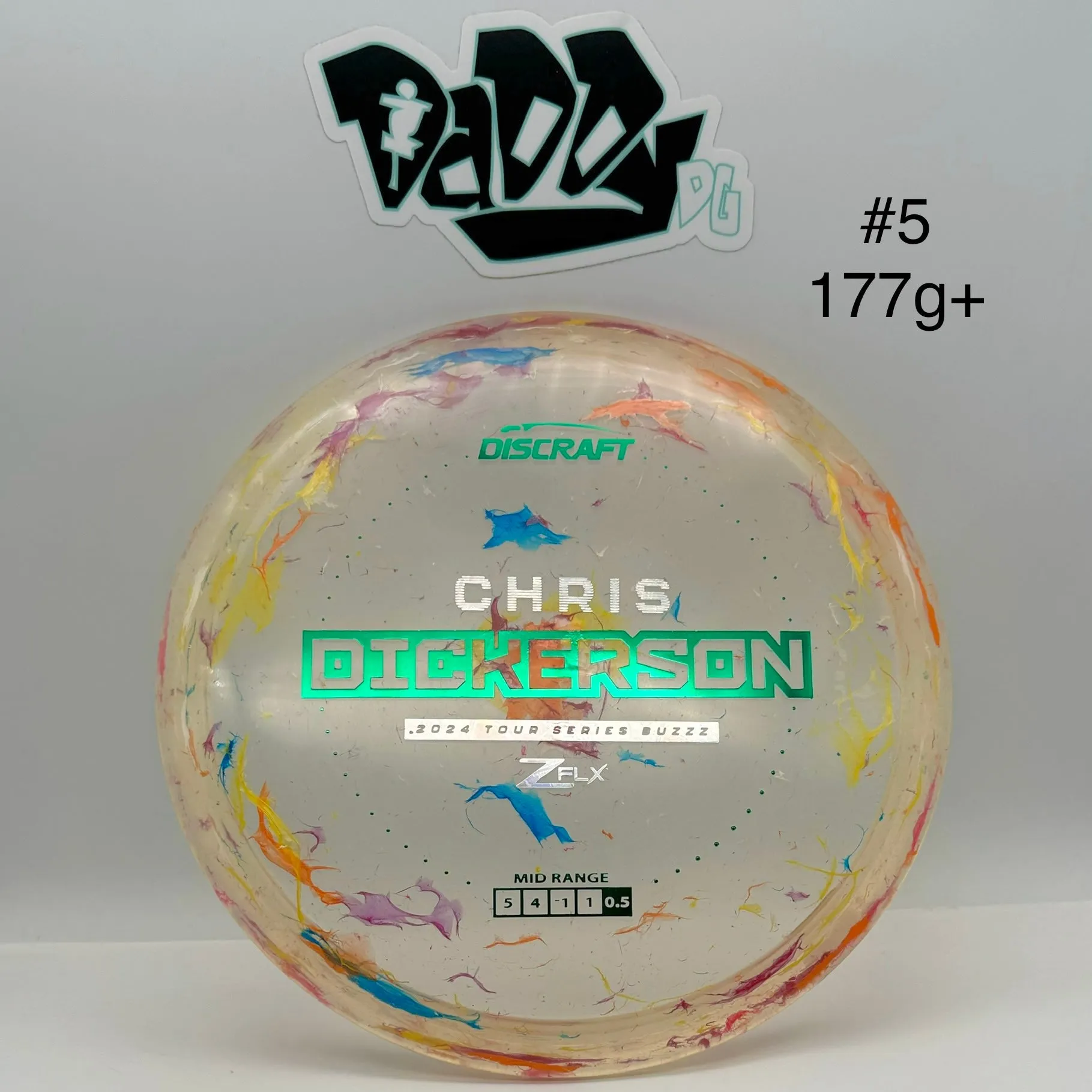 ****NEW Discraft Jawbreaker Z-Line Flx Buzzz 2024 Chris Dickerson Tour Series Midrange