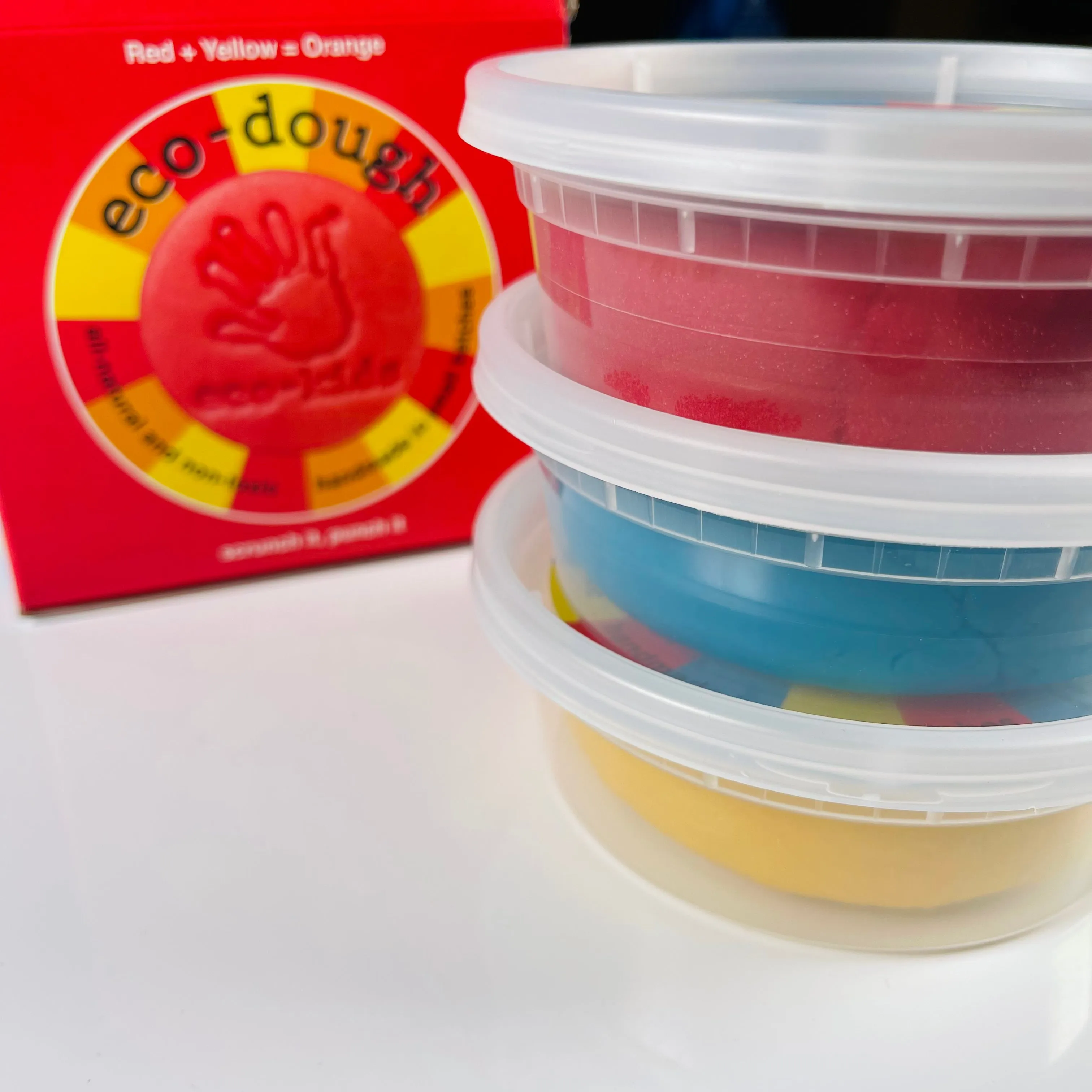 Not Just Non Toxic Play Time Dough-Kids and Adults Play and Learn Colors With this Activity
