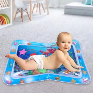 Octopus Inflatable Tummy Time Mat Water Play Mat - Blue