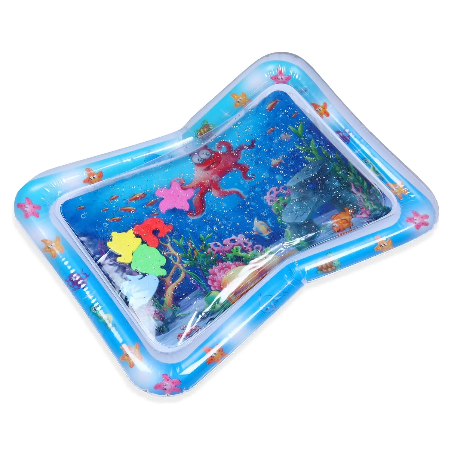 Octopus Inflatable Tummy Time Mat Water Play Mat - Blue