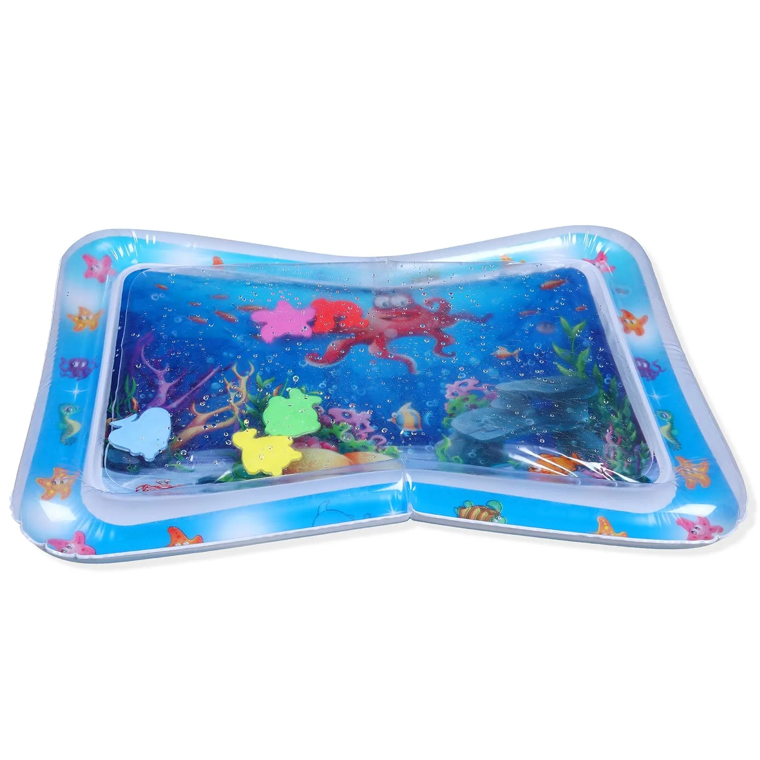 Octopus Inflatable Tummy Time Mat Water Play Mat - Blue