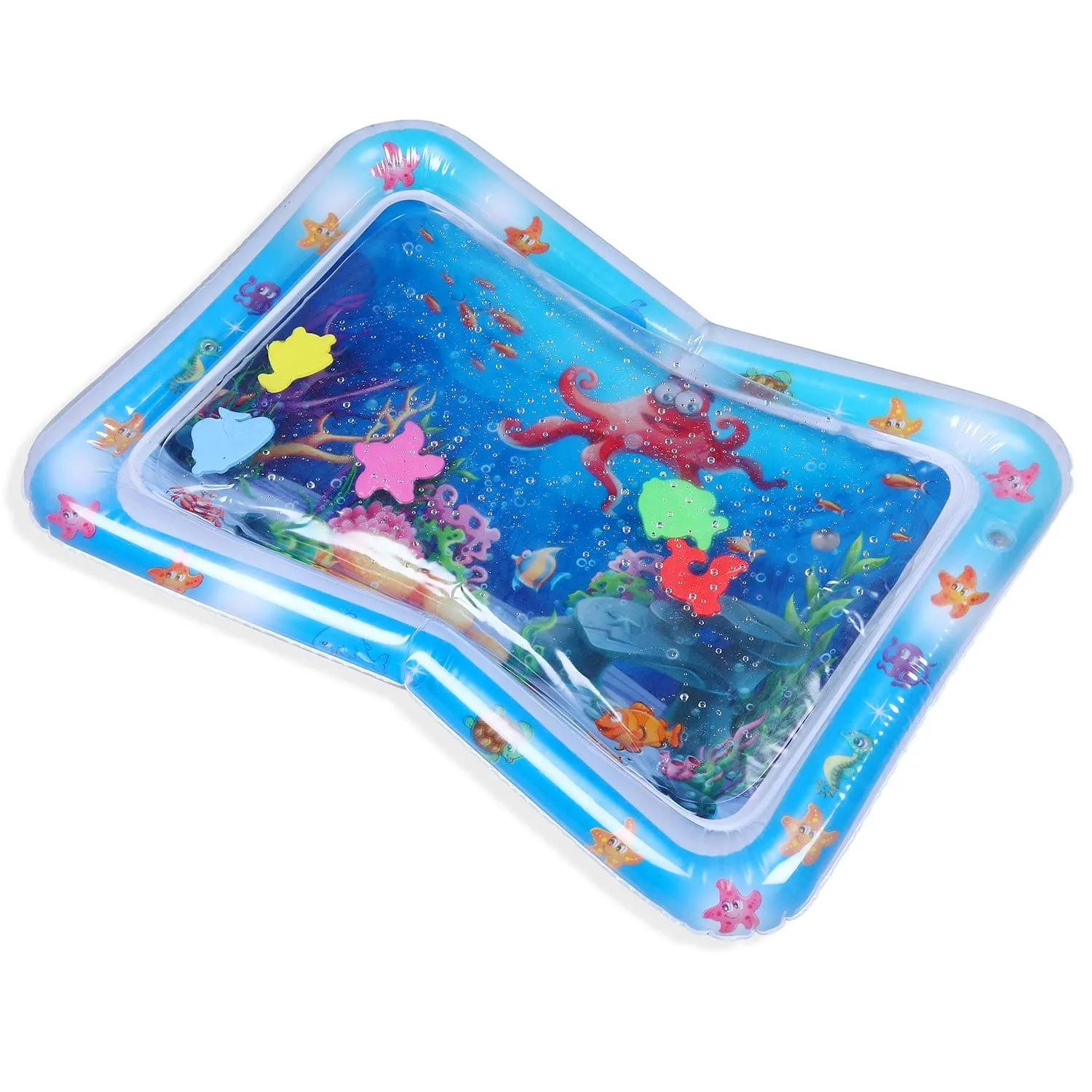 Octopus Inflatable Tummy Time Mat Water Play Mat - Blue