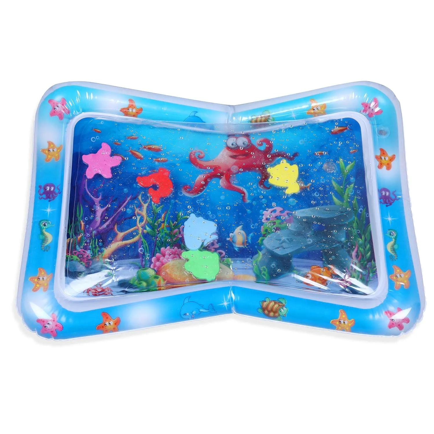 Octopus Inflatable Tummy Time Mat Water Play Mat - Blue