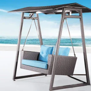Outdoor Furniture  Wicker Two Seater Swing - Dynamic