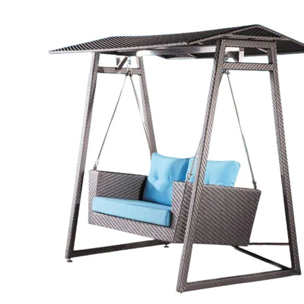 Outdoor Furniture  Wicker Two Seater Swing - Dynamic
