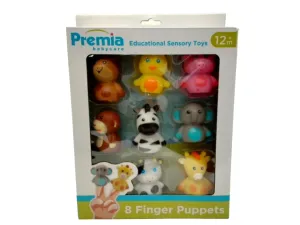 Premia Finger Puppets Set - 8 Pack Kids Educational Toys
